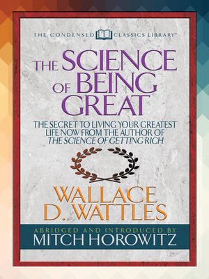 cover image of The Science of Being Great (Condensed Classics)
